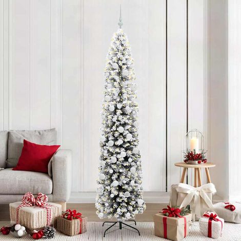 Künstlicher Weihnachtsbaum mit 300 LEDs mit Ständer Grün 210 cm