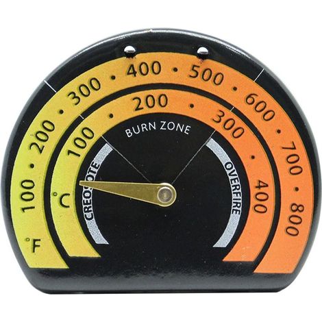 Thermomètre magnétique pour poêle, cheminée, four, température (1/4)