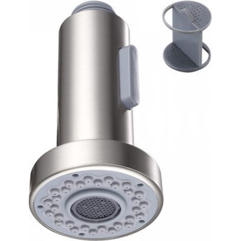Douchette pour Robinet Cuisine 2 Modes Tête de Remplacement Rétractable Mitigeur Chromé G1/2" (1/5)