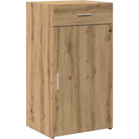 Buffet,Bahut,Meuble de Rangement chêne artisanal 50 x 42,5 x 93 cm Bois d'ingénierie CFW55646 (1/5)