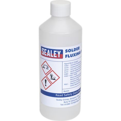 Sealey SOLFLUX Solder Fluxing Fluid 500ml (1/2)