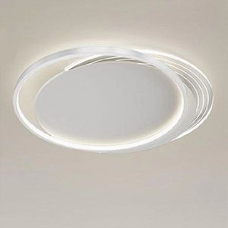 TrAdE Shop Traesio - Plafoniera Led 30 W Cerchio Bianco Lampadario Soffitto Tondo Luce Naturale 70678 - (1/2)