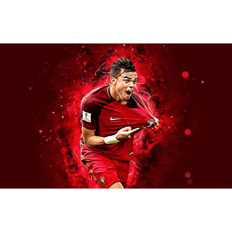 Papier peint panoramique Football - Joueur de Foot - 130 cm x 81 cm (1/2)