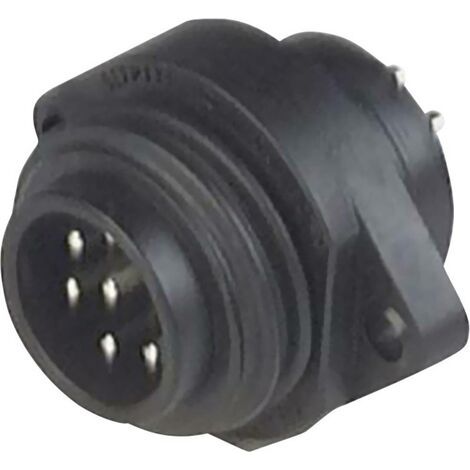 Cosse cylindrique mâle Série (connecteur rond): CA Hirschmann CA 6 GS 932 326-100-1 embase mâle Nombre total de pôles: (1/5)