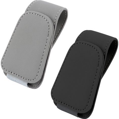 2 Pièces Porte-Lunettes de Voiture Magnétique, Support Lunettes pour Voiture, Universel, Clip de Support de Lunettes de Soleil pour Voiture Pare-Soleil, Auto Accessoires (1/5)