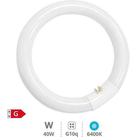 Runde Leuchtstoffröhre T9 40W G10q 6400K