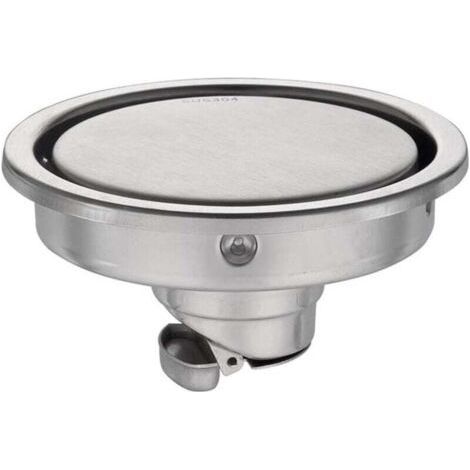 Round 304 Stainless Steel Bathroom Floor Drain, Anti-Odor Grate, for Shower Room. (1/4)