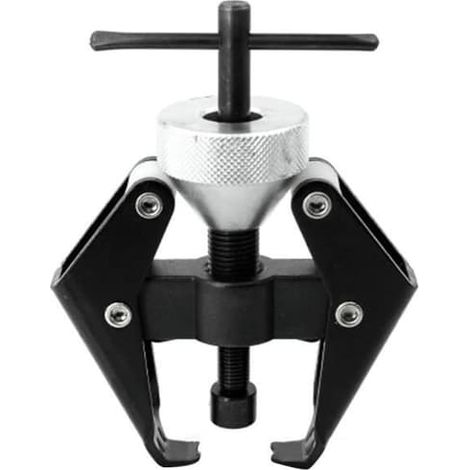 Extracteur de bras d'essuie-glace, outil robuste pour le retrait des bornes de batterie et des roulements, noir et réglable. (1/4)