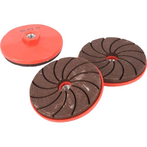 Disques de ponçage multifonctionnels à double fixation intégrée, grains 50, 100 et 200, avec interface à vis M10. (1/5)