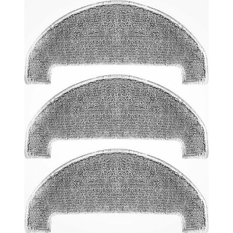 VURAHOME - Lot de 3 Serpillières de Lavage pour Aspirateur Robot Laveur T10 - Accessoires d'Aspirateur Robot - ULTENIC