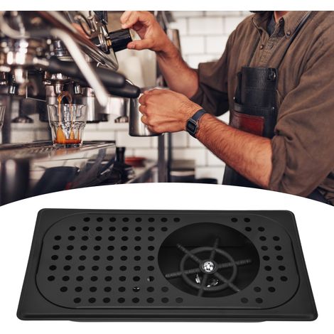 Lave-tasses haute pression à 4 points, lave-tasses automatique intégré à un évier de comptoir de bar, lave-tasses de bureau à bouton-poussoir pour café commercial, FC-12-2 petite taille. (1/5)