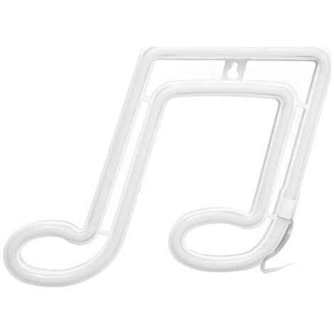 led neon music notes, concert wall light, pink neon wall light for party (1/5)