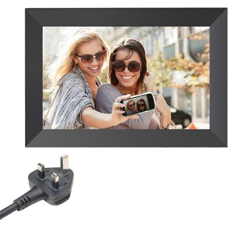 Digitaler Bilderrahmen 10,1 Zoll, 32 GB, WLAN, Stecker