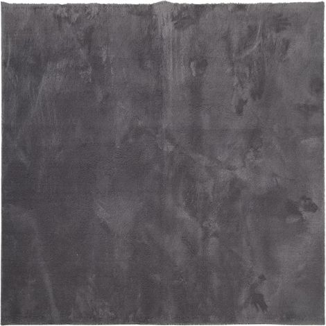 Maison Exclusive - Tappeto Pelo Corto HUARTE Morbido Lavabile Antracite 160x160 cm