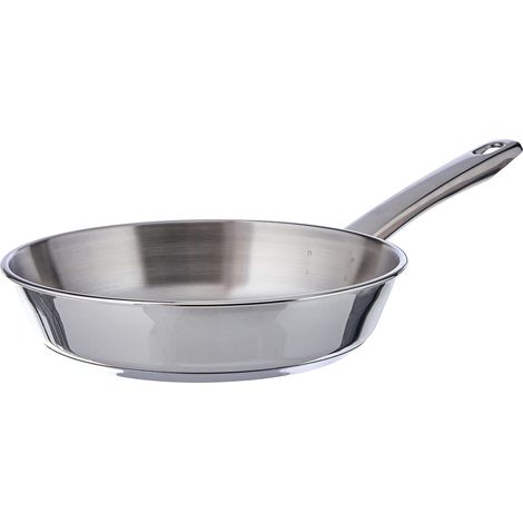 Lacor 40623 - Padella Vitrocor in acciaio INOX, Ø 22 cm (1/4)