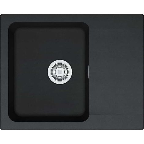 Évier Orion Tectonite OID 611-62 - carbone - 620 x 500 x 180 mm - sous-meuble 45 cm - vidage manuel - Franke (1/3)