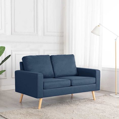 Teenpull – 2-Sitzer-Sofa Blau Stoff (1/5)