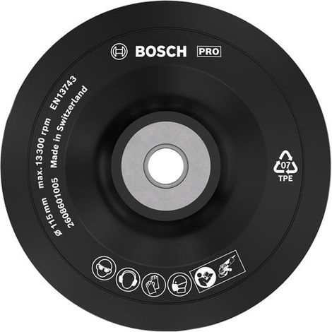 Bosch Function cutting/grinding PRO Backing Pad Soft 115mm M14 2608601005