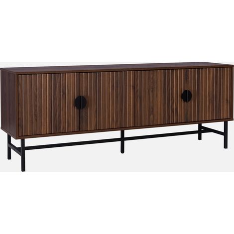 Mueble TV con efecto madera, 160cm
