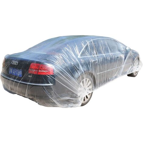 Housse de protection en plastique pour voiture Housse de protection étanche M (1/4)