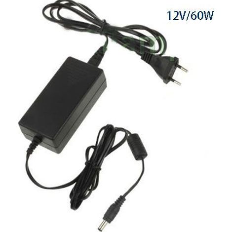Trasformatore led 60w 5A Alimentatore Led 12v 5a DC Per Striscia Strip Led Driver