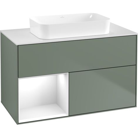 Villeroy & Boch F651GFGM Meuble sous-vasque Finion F65 (1/2)