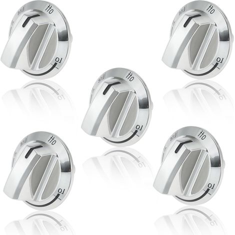 5304525746 Boutons de cuisinière à gaz pour Frigidaire, Bouton de brûleur de plaque de cuisson amélioré pour remplacement de cuisinière Frigidaire Remplace 5304504839, 4960519, AP6997304, PS16227241,  (1/5)