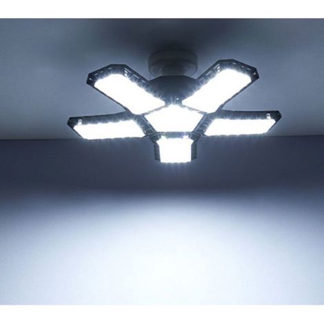 ampoule led pliante feuille de garage large pression 80W5+1 noir (1/3)