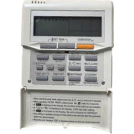 Panneau de commande de climatisation compatible Fujitsu T Mini Series UTY-RNKYT, contrôleur filaire d'origine AR-WAC1E EP.WHBYV