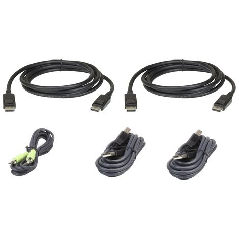 Cable KVM Aten 2L-7D03UDPX5 Negro 3m (1/2)