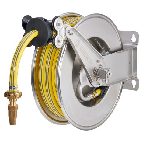 GEKA plus automatischer Schlauchaufroller EA15SK, mit Wasserschlauch (1/4)