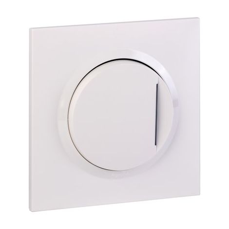 Legrand – Va-et-vient complet avec témoins blanc – Poussoir pour installation électrique – Pour espaces confinés – Compatible avec tous types de matériaux