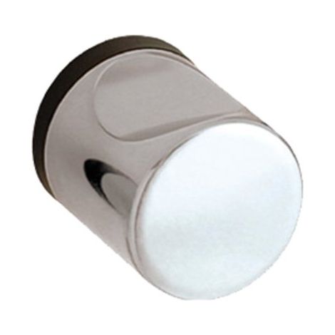 Bouton de Meuble Ø25mm - Poignée pour Tout Type de Meuble, Placard, Tiroir, Commode - Design Rond Contemporain Facile à Combiner - en Aluminium Robuste et Durable - Argent