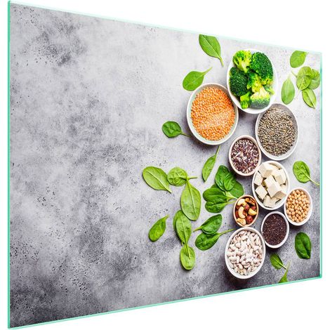 Plaque de protection en verre pour cuisinière 70x52 Cuisine (1/5)
