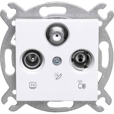 Presa terminale TV-Sat-Radio Karre, bianco / 90963641