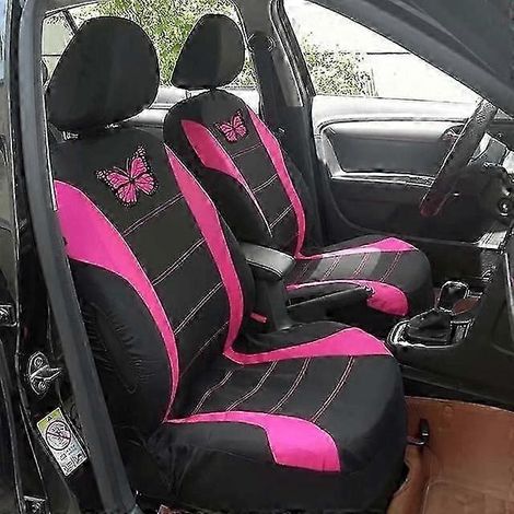 Housses de siège auto papillon universelles, housses de protection pour sièges auto, accessoires intérieurs pour voiture femme (9 couleurs) (1/5)