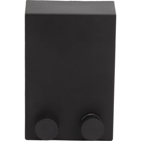Étendoir à linge rétractable invisible en acier inoxydable robuste pour sécher le linge à l'intérieur et à l'extérieur, noir