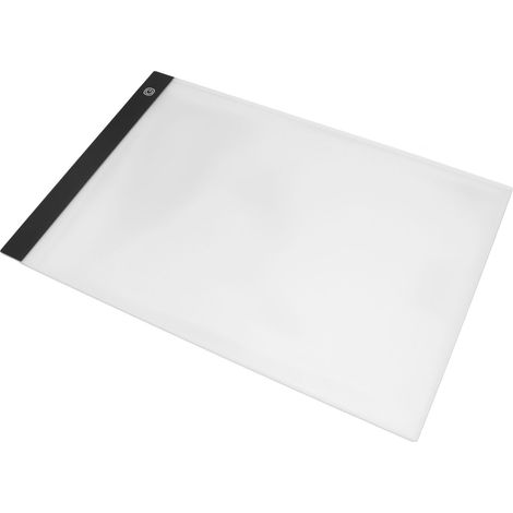 Table lumineuse LED pour dessin et gaufrage, 3 niveaux de luminosité, lumière blanche douce, chargement USB, ultra-mince, format A3, idéale pour le scrapbooking et le gaufrage. (1/5)