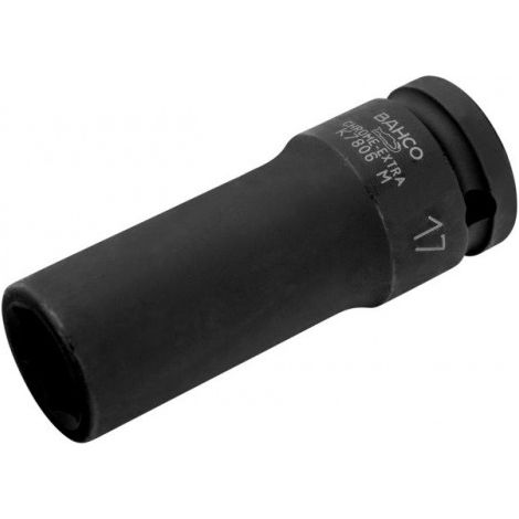 VASO IMPACTO 1/2" HEX. LARGO 22MM - BAHCO