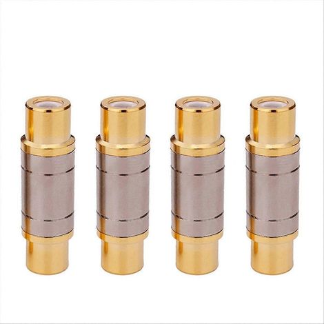 Adaptateur femelle à prise directe plaqué or (1/5)