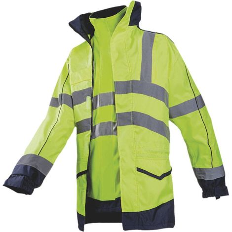 Parka jaune fluo/marine Anfield- taille XL - Sioen