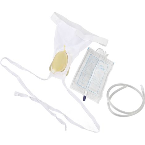 Poche à urine en silicone portable et réutilisable pour hommes, femmes et personnes âgées (1/5)