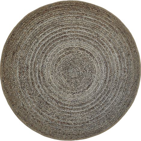 Teppich Pinto weiß-beige, 100 cm Ø rund modische Teppiche