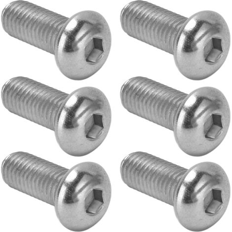 Kit de 30 vis à tête cylindrique à six pans creux en acier inoxydable A2, filetage M10x1,5 et M10x25 (1/5)