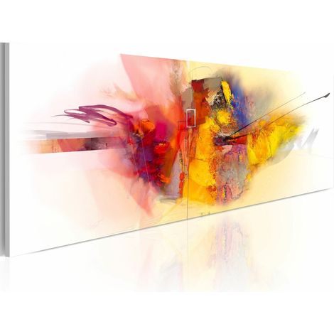 Tableau le feu du dragon - 135 x 45 cm (1/4)