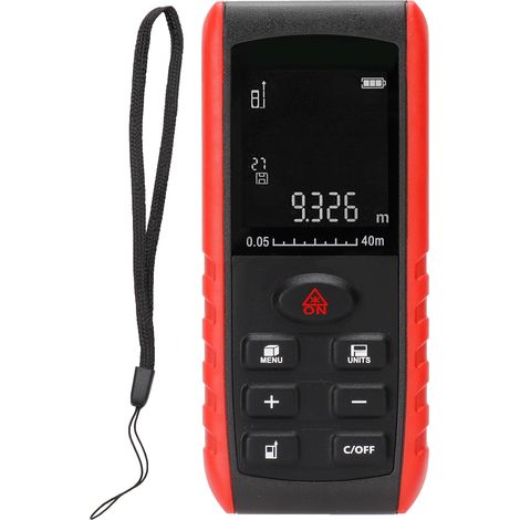 KXL-E40 Tragbarer Laser-Messdetektor, Messbereich 0,05 bis 40 m mit Display (1/5)