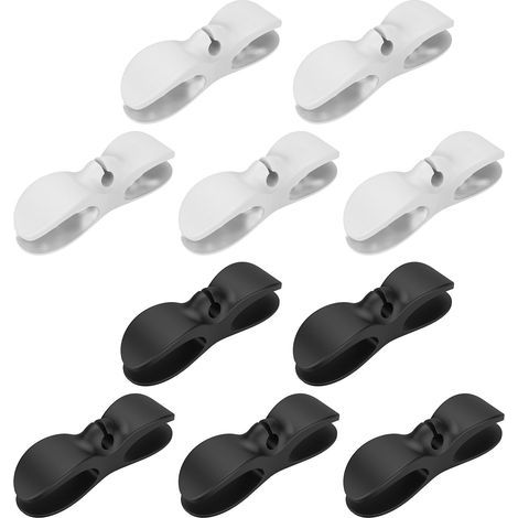Packung mit 10 Kabelorganisatoren, selbstklebenden Kabelbindern, Kabelorganisatoren für Küchengeräte (1/5)