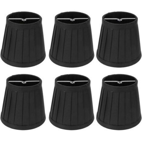 6PCS Modern Cloth Lampshade Chandelier Lamp Shades for E14 Wall Lamp Room Decor (1/5)