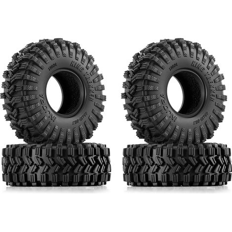 Pneus Tout-terrain - 4 Pièces - Gomme S5 - Pour Axial SCX30 1/30 - 40x15 mm (1/5)