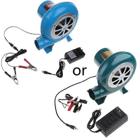 BBQ Ventilateur Gril Souffleur Réglable Vitesse 12V Clip 2800R AC100-240V Allume-Feu 80W